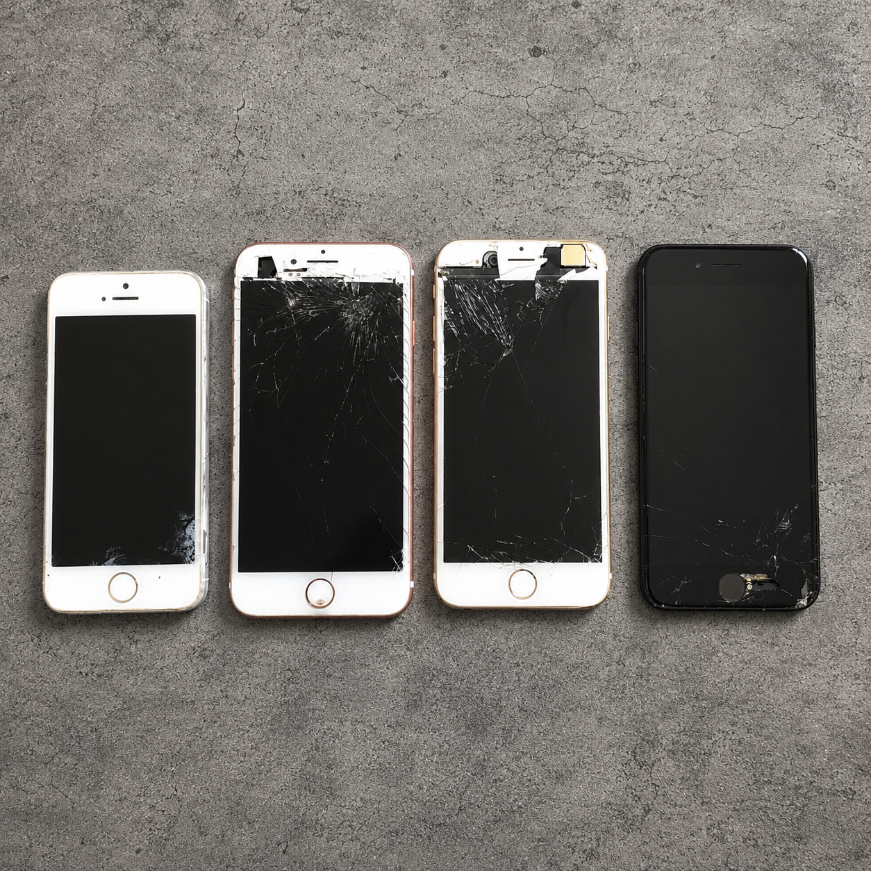 Celulares com avarias — lote atual Voz Joinville